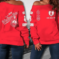 sisterhood delta sigma theta women off shoulder, african women off shoulder for women