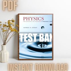 test bank for physics for scientists and engineers - 10th