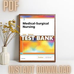 test bank for medical surgical nursing 7th edition by linton all chapters