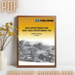 2003 polaris sportsman 600 2002 2003 700 service manual