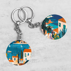 summer keychain designs, sea keychains, travel keychain sublimation