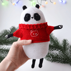 crochet panda amigurumi pattern