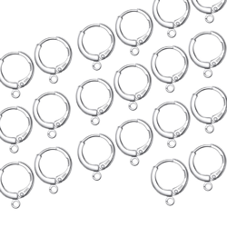 wholesale 20 pcs/lot 925 sterling silver earring hooks - bulk jewelry making supplies