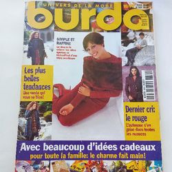 burda 10/ 1998 magazine french language