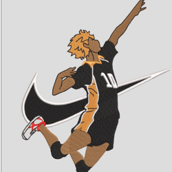 embroidery design haikyuu swoosh anime