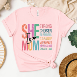 she is mom t-shirt , retro mother tee, blessed mom shirt, mom shirt, mother's day shirt, mom tee, gift for mom, retro ma