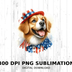 4th of july dog png, america png, usa flag png, fourth of july sublimation, usa png, patriotic flag png, independence da