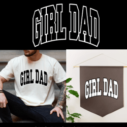 varsity girl dad svg | daddy of girls clipart design | fathers day 2024 | daddys girl simple svg| sublimation | dad gift