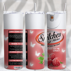 new snitches get stitches png 20oz standard skinny tumbler image - raspberries