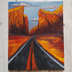 oil painting "canyon"