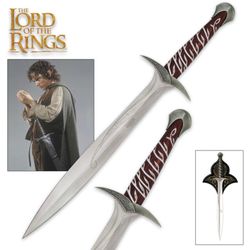 anduril sword of strider, custom engraved sword, lotr sword, lord of the rings king aragorn ranger sword, sting sword