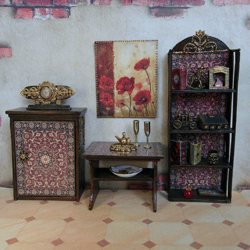 dollhouse furniture set.1:12 scale.