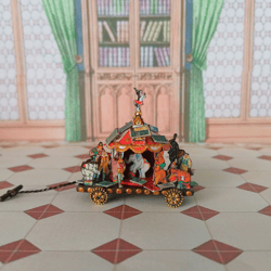 miniature handmade circus. 1:12.