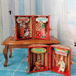 circus for the dollhouse. miniature circus. 1:12. dollhouse miniature.