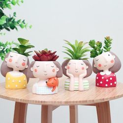 little people mini succulent planter