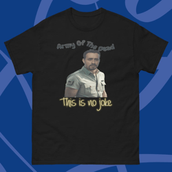 jonathan cohen, army of the dead this is no joke, retro jonathan cohen men's classic tee