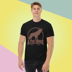 the howl fox is howl cat is howl tigers is howl animal howl retro vector howl pets men's classic tee