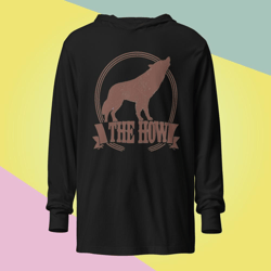 the howl fox is howl cat is howl tigers is howl animal howl retro vector howl pets hooded long-sleeve tee