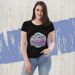 kenough iam kenough retro kenough fashion women's fitted eco tee