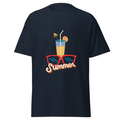 men's classic tee summer t shirt , summer vibes , beach tshirt