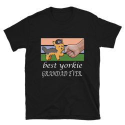 best yorkie grandad ever short-sleeve unisex t-shirt