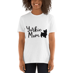 yorkie mom short-sleeve unisex t-shirt