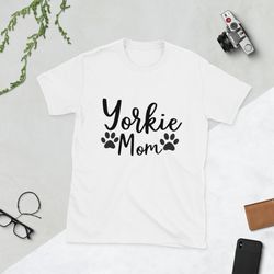 yorkie mom short-sleeve unisex t-shirt