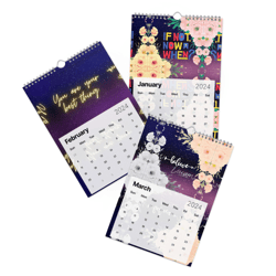 happy new year wall calendars 2024 monthly wall calendar