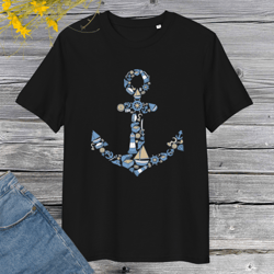 anchor gifts vacation wear coastal beach sea marine sailor t-shirt