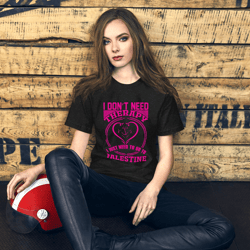 palestine for all. palestine therapy tshirt. unisex t-shirt