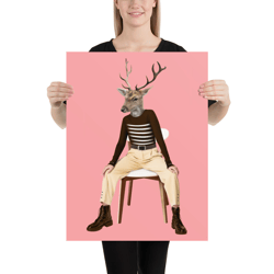 deer poster print