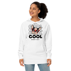 stay cool every day cute puppy unisex midweight hoodie