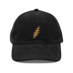 grateful dead vintage corduroy cap, grateful dead bolt hat