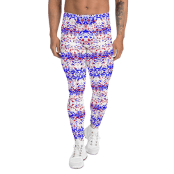 fourth of july fragmented pattern men's leggings