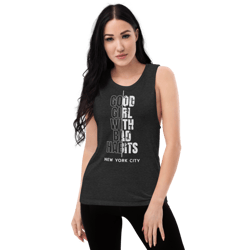 good girl with bad habits ladies’ muscle tank