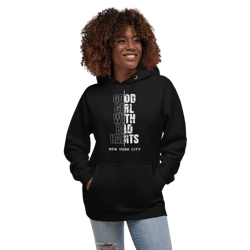 good girl with bad habits unisex hoodie