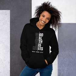 good girl with bad habits unisex hoodie