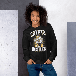 crypto hustler unisex sweatshirt