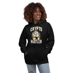 crypto hustler unisex hoodie