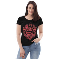 love is a gamble women's fitted eco tee