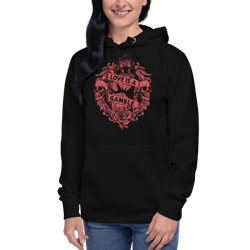 love is a gamble unisex hoodie