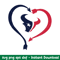 Houston Texans Baseball Heart Svg, Houston Texans Svg, NFL Svg, Png Dxf Eps Digital File.jpeg