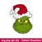 Grinch Face 2, Grinch Face Svg, Christmas Svg, Merry Grinchmas Svg, Santa Claus Svg, png,dxf,eps file.jpeg