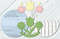 Tulip SVG - Spring Door Hanger SVG - Laser Cut Files - Tulip SVG - Daisy SVG - Picket Fence SVG - Floral Door Sign SVG - Glowforge Files