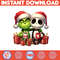 Grinch Jack Skeleton Nightmare Before Christmas Png, Great Christmas Sublimation, Christmas movie Png (1).jpg