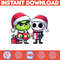 Grinch Jack Skeleton Nightmare Before Christmas Png, Great Christmas Sublimation, Christmas movie Png (12).jpg