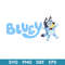 Bluey Dog Logo in svg, transparent png, dxf and eps formats ready for download