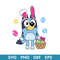 bluey easter Svg, png, dxf, eps digital file