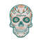 Skull Mandala Miami Dolphins NFL Embroidery Design Download.png