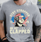 Stay Strapped Or Get Clapped Shirt, 4th of July Graphic Tee, George Washington Shirt, Funny USA Shirt, Fourth Of July Gift, Patriotic Shirt.png